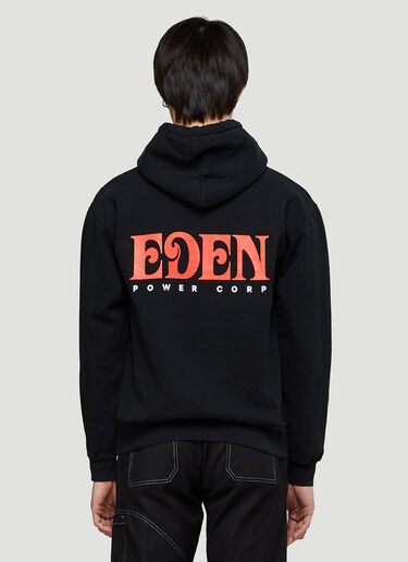 Recycled Logo Hooded Sweatshirt Eden Power Corp Recycled Logo Hooded Sweatshirt Black edn0142008