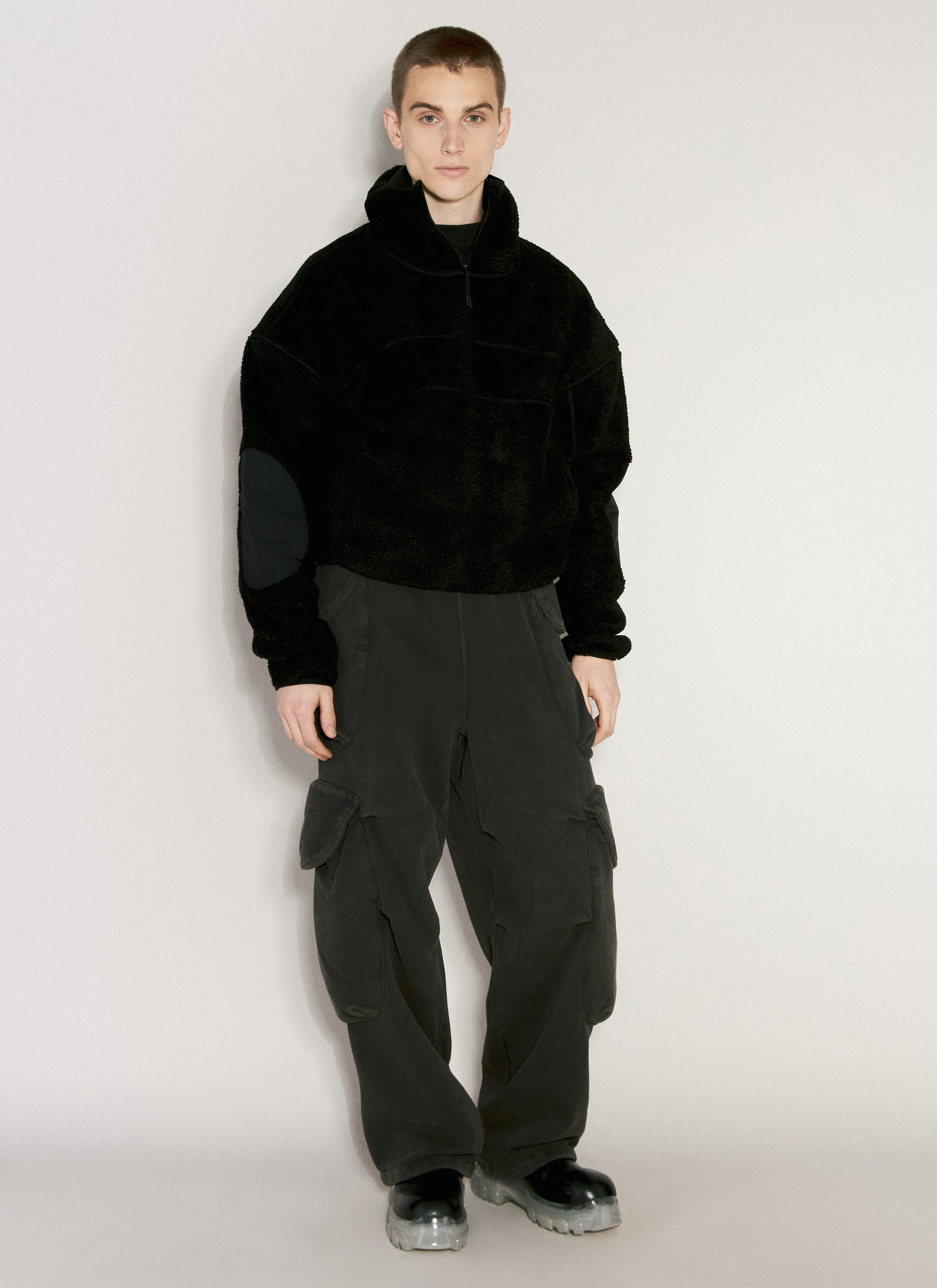 Entire Studios Men's' Heavy Gocar Cargo Pants in Black | LN-CC®
