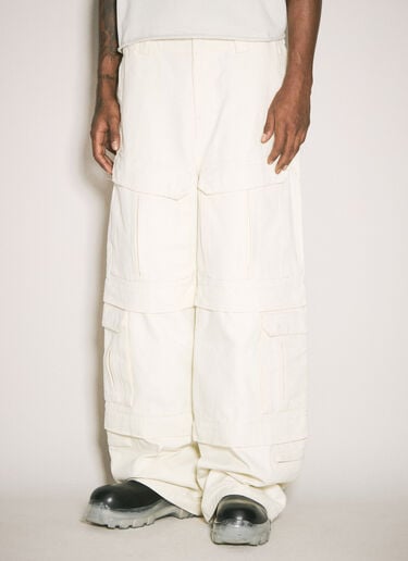 Canvas Cargo Pants Entire Studios Canvas Cargo Pants Cream ent0157012