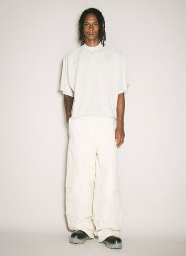 Entire Studios Canvas Cargo Pants Cream ent0157012