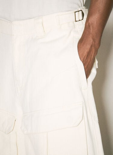 Canvas Cargo Pants Entire Studios Canvas Cargo Pants Cream ent0157012
