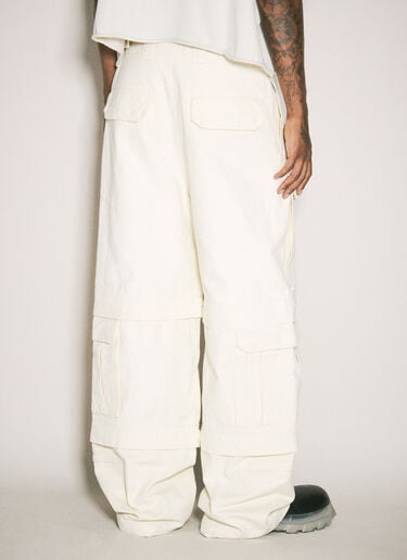 Canvas Cargo Pants Entire Studios Canvas Cargo Pants Cream ent0157012