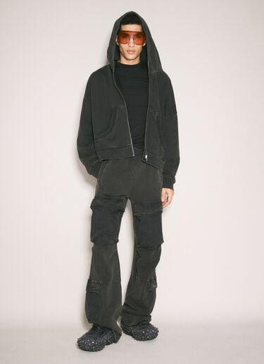 Entire Studios Eternal Zip Hooded Sweatshirt Black ent0157029