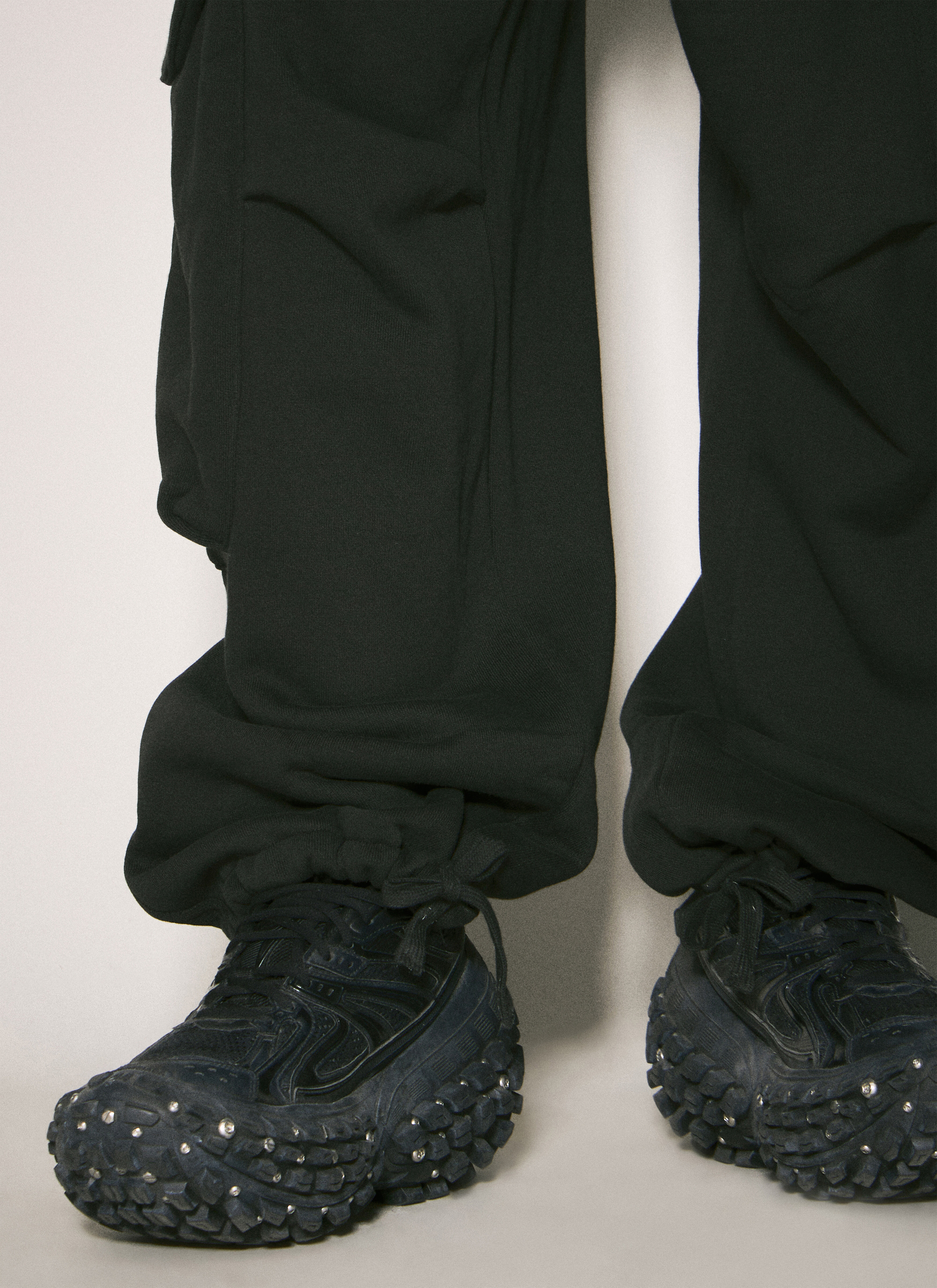 Entire Studios Men's' Heavy Gocar Cargo Pants in Black | LN-CC®