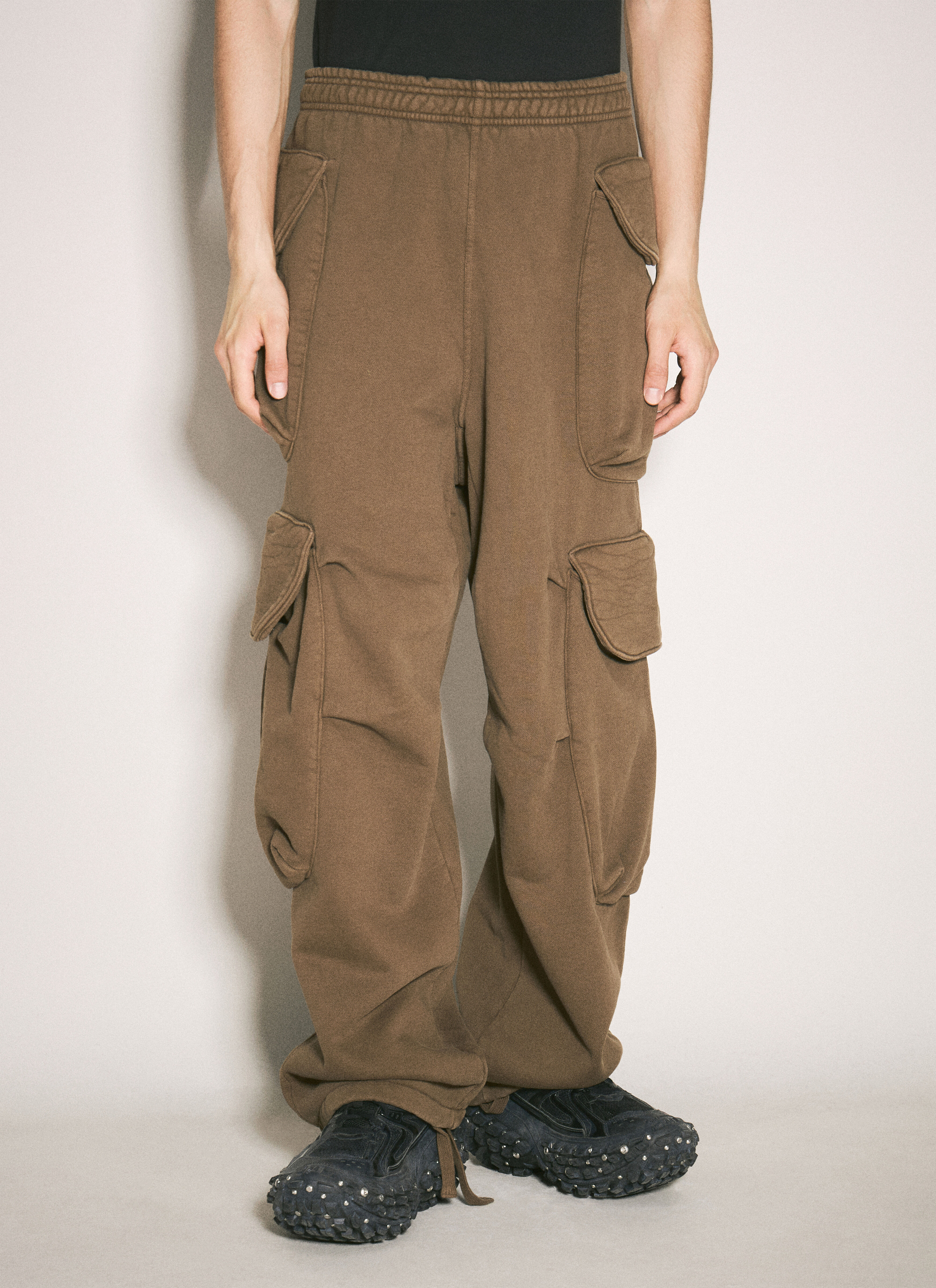 Entire Studios Men's' Heavy Gocar Cargo Pants in Brown | LN-CC®