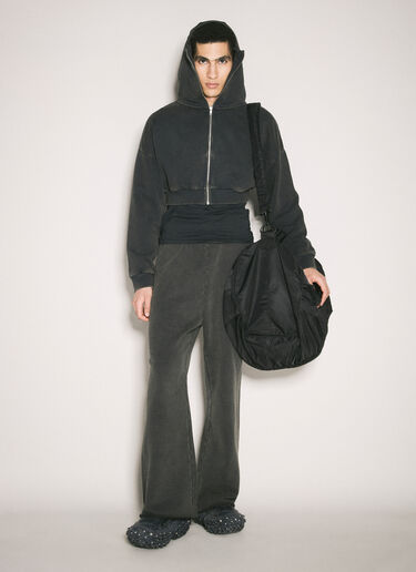 Washed Heavy Hooded Sweatshirt Entire Studios Washed Heavy Hooded Sweatshirt Black ent0353003