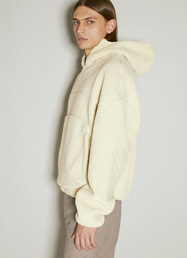 Fluffy Fleece Hooded Sweatshirt Entire Studios Fluffy Fleece Hooded Sweatshirt Beige ent0353012