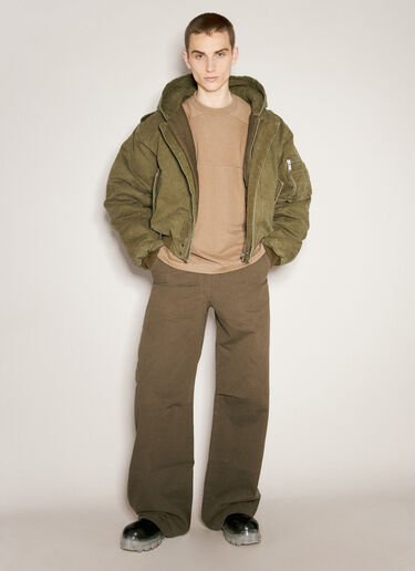 Entire Studios High-Rise PM Pant Brown ent0354004