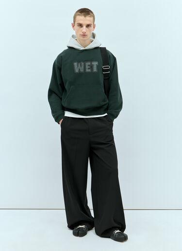 Wet Hooded Sweatshirt ERL Wet Hooded Sweatshirt Black erl0156020