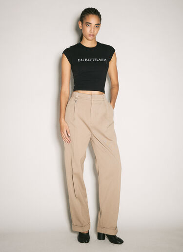 Zion Cropped T-Shirt Eytys Zion Cropped T-Shirt Black eyt0258011