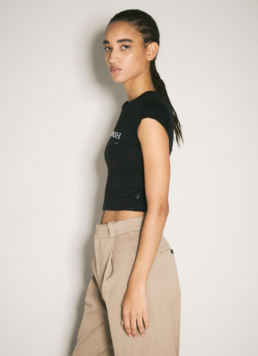 Zion Cropped T-Shirt Eytys Zion Cropped T-Shirt Black eyt0258011