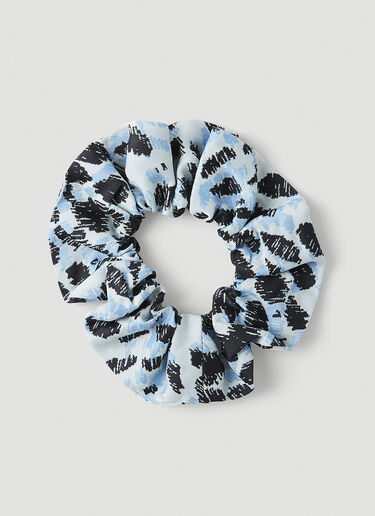 Crispy Jacquard Scrunchie GANNI Crispy Jacquard Scrunchie Black gan0247052
