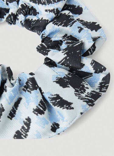 Crispy Jacquard Scrunchie GANNI Crispy Jacquard Scrunchie Black gan0247052