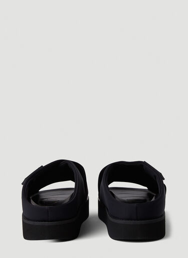 ワイド ウェルト クロスオーバー サンダル GANNI ワイド ウェルト クロスオーバー サンダル ブラック gan0251029