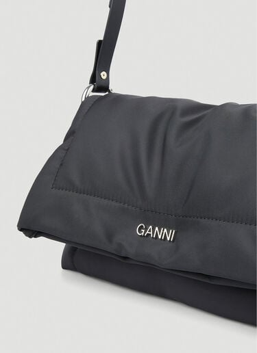 Pillow 小号翻盖单肩包 GANNI Pillow 小号翻盖单肩包 黑色 gan0251068