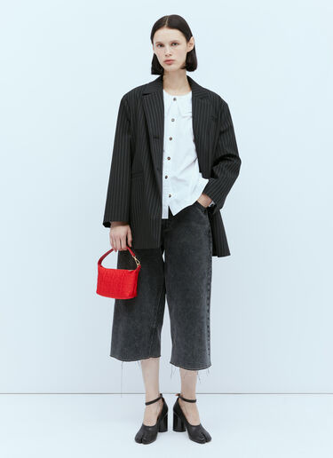 Butterfly 小号缎面手提包 GANNI Butterfly 小号缎面手提包 红色 gan0254024