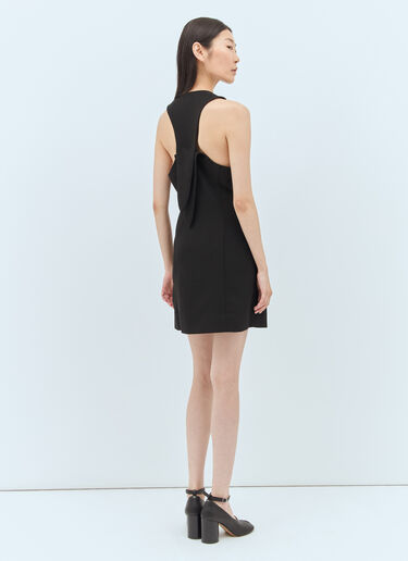 Twill Suiting Mini Dress GANNI Twill Suiting Mini Dress Black gan0257003