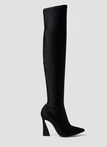 Aura Lycra Heeled Boots Gianvito Rossi Aura Lycra Heeled Boots Black gia0249022