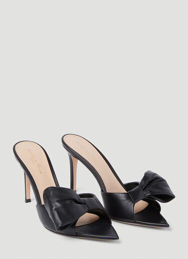 Bow High Heel Mules Gianvito Rossi Bow High Heel Mules Black gia0253006