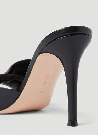 Bow High Heel Mules Gianvito Rossi Bow High Heel Mules Black gia0253006