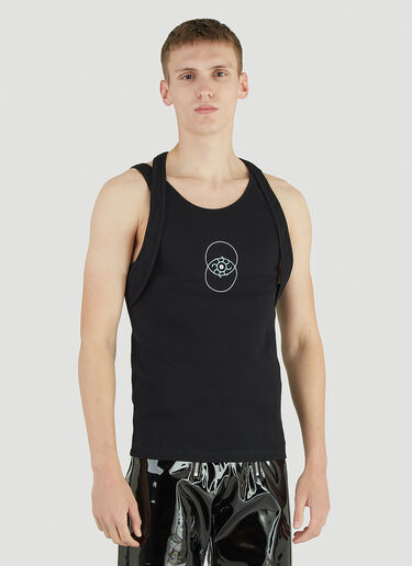 GmbH Arda Organic-Cotton Tank Top Black gmb0144008