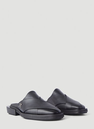 Chappal Faux-Leather Mules GmbH Chappal Faux-Leather Mules Black gmb0244014