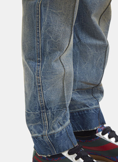 Gucci Distressed Stone Washed Jeans Black guc0130002