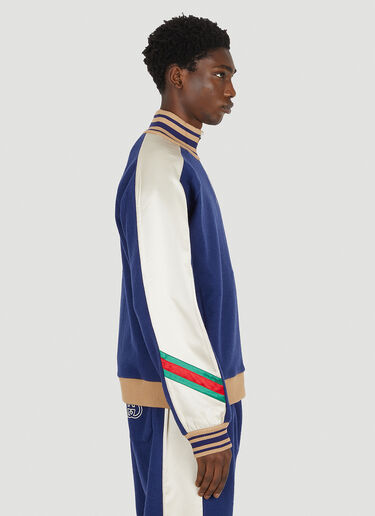 Interlocking G Zip Front Track Jacket Gucci Interlocking G Zip Front Track Jacket Blue guc0151021