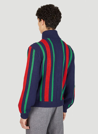웹 봄버 재킷 Gucci 웹 봄버 재킷 다크 블루 guc0151036
