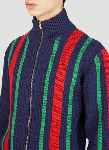 웹 봄버 재킷 Gucci 웹 봄버 재킷 다크 블루 guc0151036