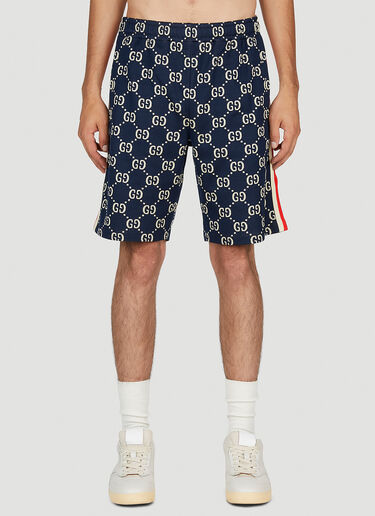 Gucci GG Jacquard Shorts Blue guc0153017
