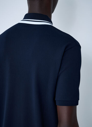 Logo Motif Polo Shirt Gucci Logo Motif Polo Shirt Navy guc0159031