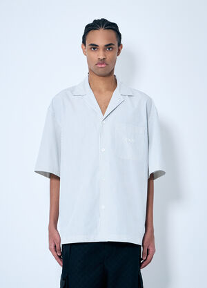 Gucci Striped Short Sleeve Shirt White guc0159048