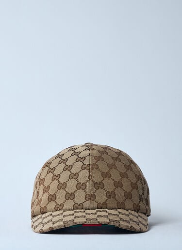Gucci GG Supreme Baseball Cap Brown guc0159072