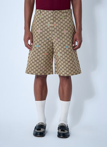 GG Shorts Gucci GG Shorts Camel guc0161010