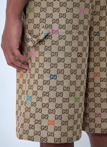 GG Shorts Gucci GG Shorts Camel guc0161010