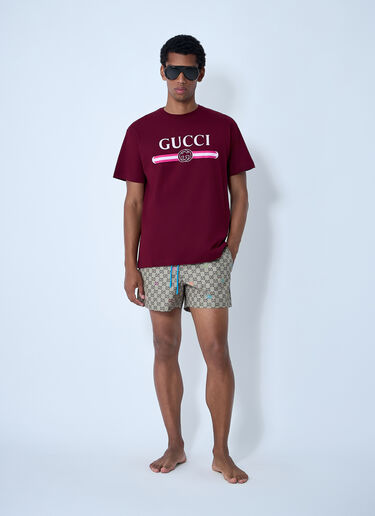 Gucci GG Swim Shorts Beige guc0161012