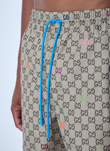 Gucci GG Swim Shorts Beige guc0161012