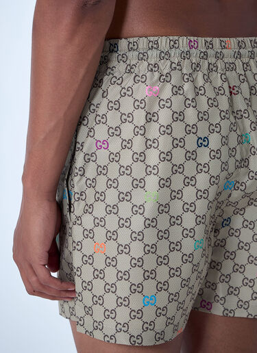 Gucci GG Swim Shorts Beige guc0161012