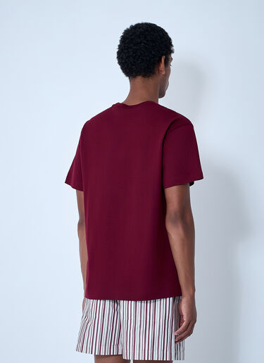Logo Motif T-Shirt Gucci Logo Motif T-Shirt Red guc0161019