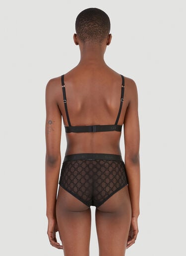 GG Supreme Tulle Lingerie Set Gucci GG Supreme Tulle Lingerie Set Black guc0245064