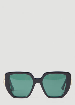 Gucci Oversized Logo Sunglasses Black guc0245251