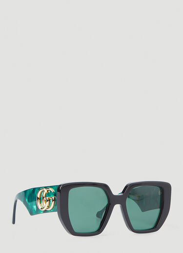 Oversized Logo Sunglasses Gucci Oversized Logo Sunglasses Black guc0245251