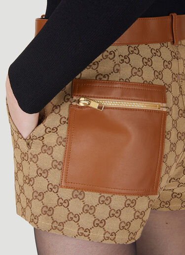 Gucci Aria Supreme 短裤 棕色 guc0247064