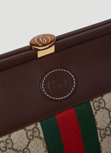Gucci GG 상단 손잡이 핸드백 브라운 guc0251252