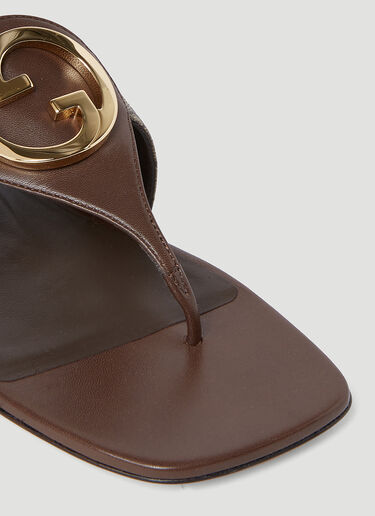 Gucci Blondie 夹趾凉鞋 米色 guc0253131