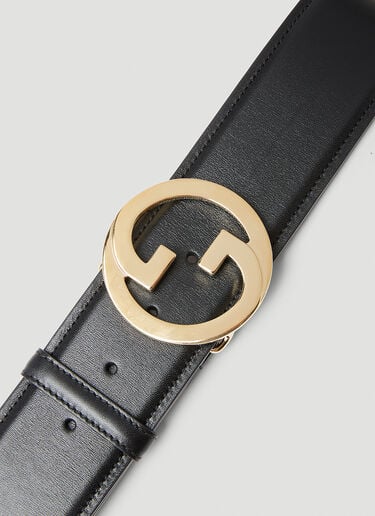 Gucci GG Buckle Belt Black guc0253160