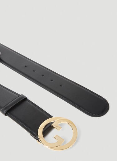 Gucci GG Buckle Belt Black guc0253160