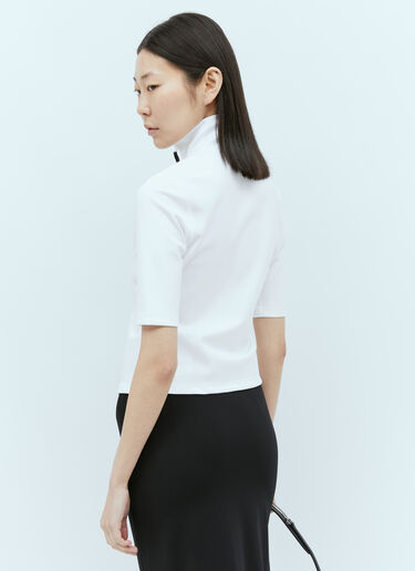 Shiny 莱卡拉链上衣 Gucci Shiny 莱卡拉链上衣 白色 guc0255018