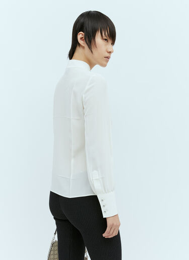 Gucci 크리스털 버튼 셔츠 화이트 guc0255054